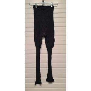Spanx Black Footless Shaping Sheers Size E NWOT